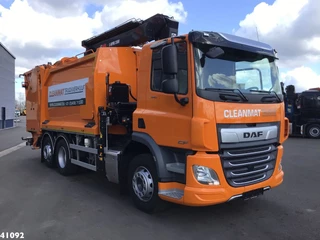 DAF FAN CF 340 Hiab 23 ton/meter laadkraan Welvaarts weighing system 2021 - N/A image 4