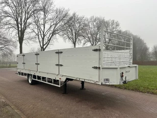 Veldhuizen N/A 2000 - Be oplegger vlak met laadklep Dhollandia 1000 kg afbeelding 4