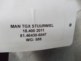 MAN TGX - 18.400 81.46430-6047 STUURWIEL afbeelding 3 miniatuur