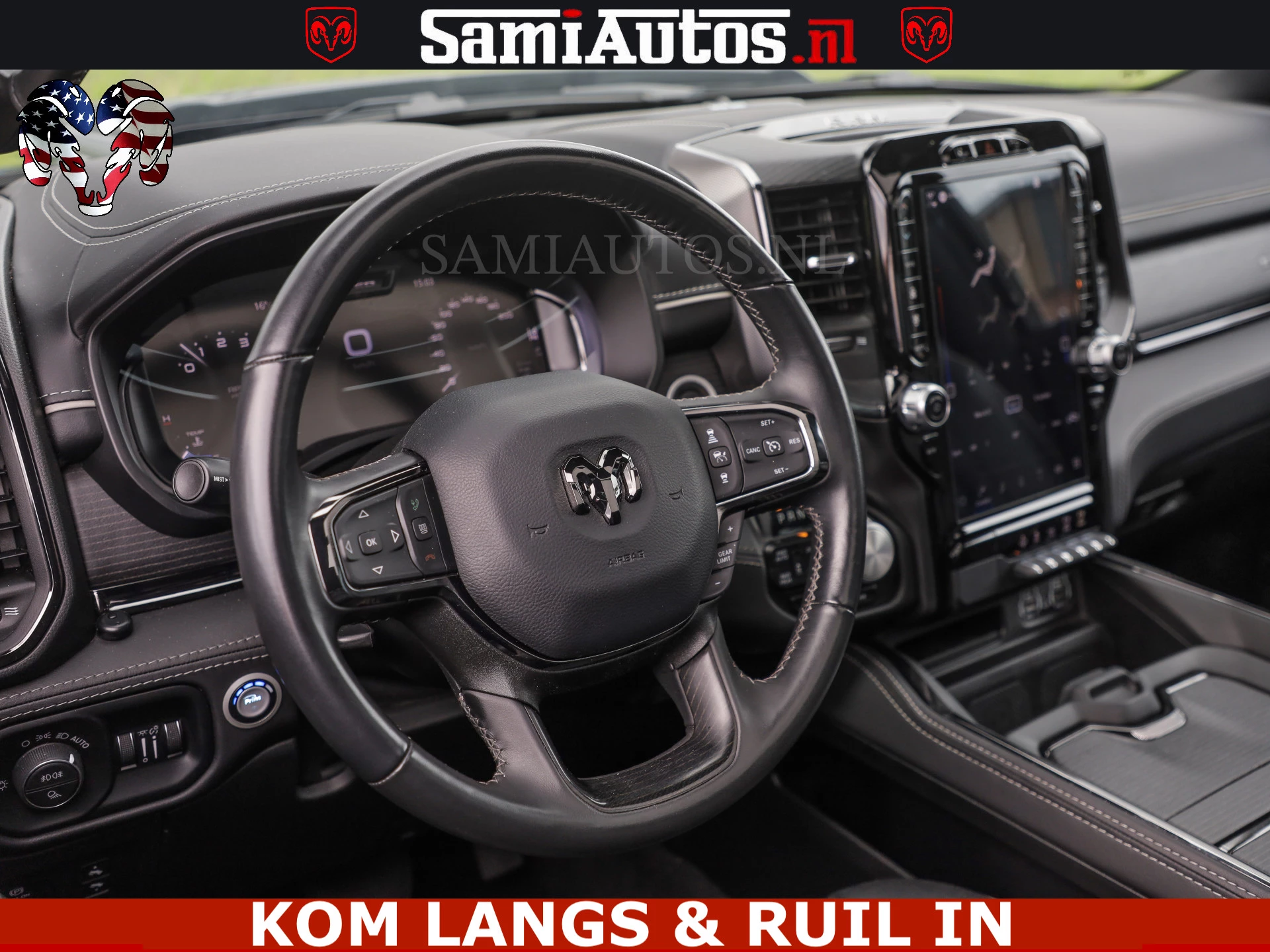 Dodge Ram Pick-Up 2024 - LIMITED HULK | 5.7 V8 402PK HEMI | RAM VOL | HUD | LUCHTVERING | PANO | MWK KLEP | DC | 5 PERS | afbeelding 59