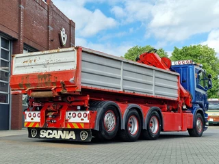 Scania R 2013 - R560 V8 8x4*4 - HIAB 244 K5 Crane / Kran / Grua with remote - Steering axle - Full air obrazek 30