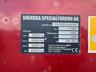 Diversen N/A - MEGASLÄPET TUF 48-3 KIPPER 3 AXLES image 12