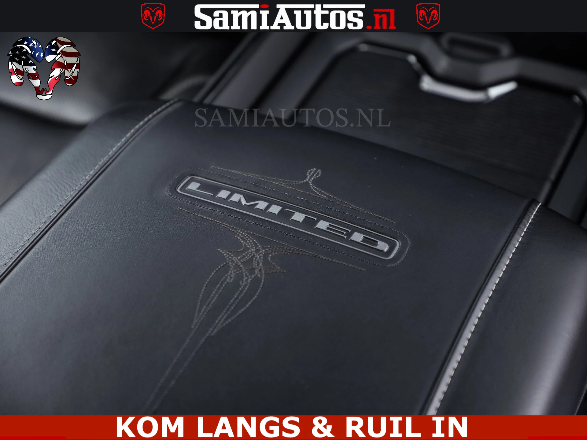 Dodge Ram Pick-Up 2024 - LIMITED HULK | 5.7 V8 402PK HEMI | RAM VOL | HUD | LUCHTVERING | PANO | MWK KLEP | DC | 5 PERS | afbeelding 88