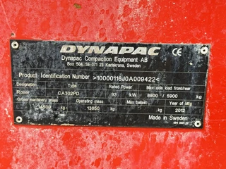 Dynapac CA302PD (13.6t) 2012 - N/A bild 27