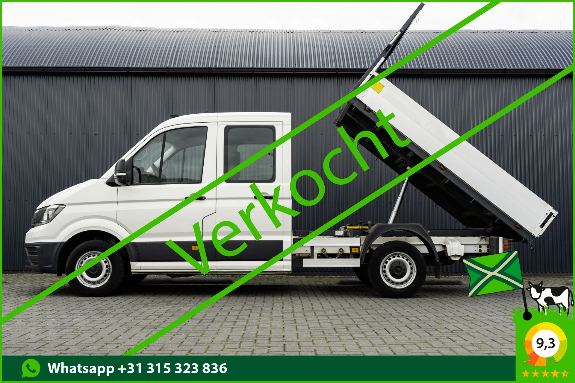 Volkswagen Crafter 2018 - 35 2.0 TDI | Kipper | DC | 6-Zits | Cruise | Airco | Euro 6 image 1