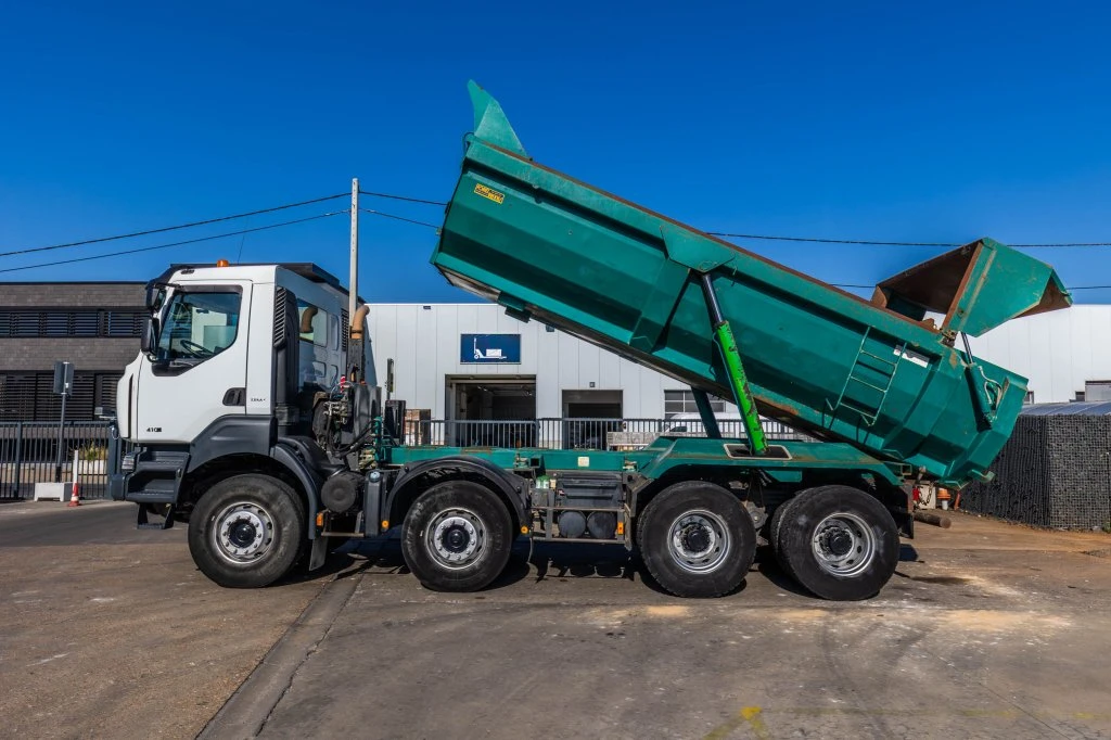 Renault 2008 - KERAX 410 DXI+BENNE ENROCHEMENT HARDOX+INTARDER afbeelding 2
