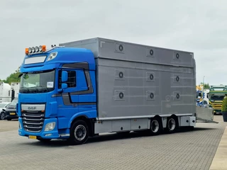 DAF XF 510 2018 - 6x2 SuperSpaceCab - Livestock Cuppers 3 deck - Ventilation - Lifting roof - Loadlift - Retarder immagine 4