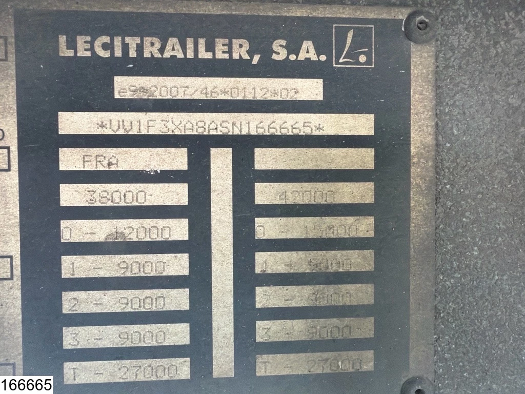 Lecitrailer 2016 - Koel vries Carrier Vector 1950 Mt, Dhollandia image 4
