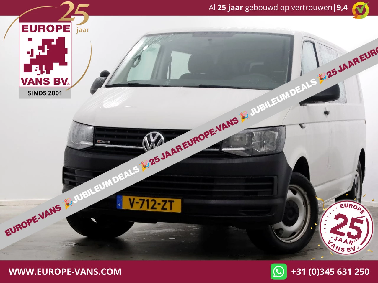 Volkswagen Transporter 2019 - T6 2.0 TSI Benzine 4Motion 4x4 DSG-Automaat Lang D.C. Achterklep BPM-Vrij 07-2019 immagine 1
