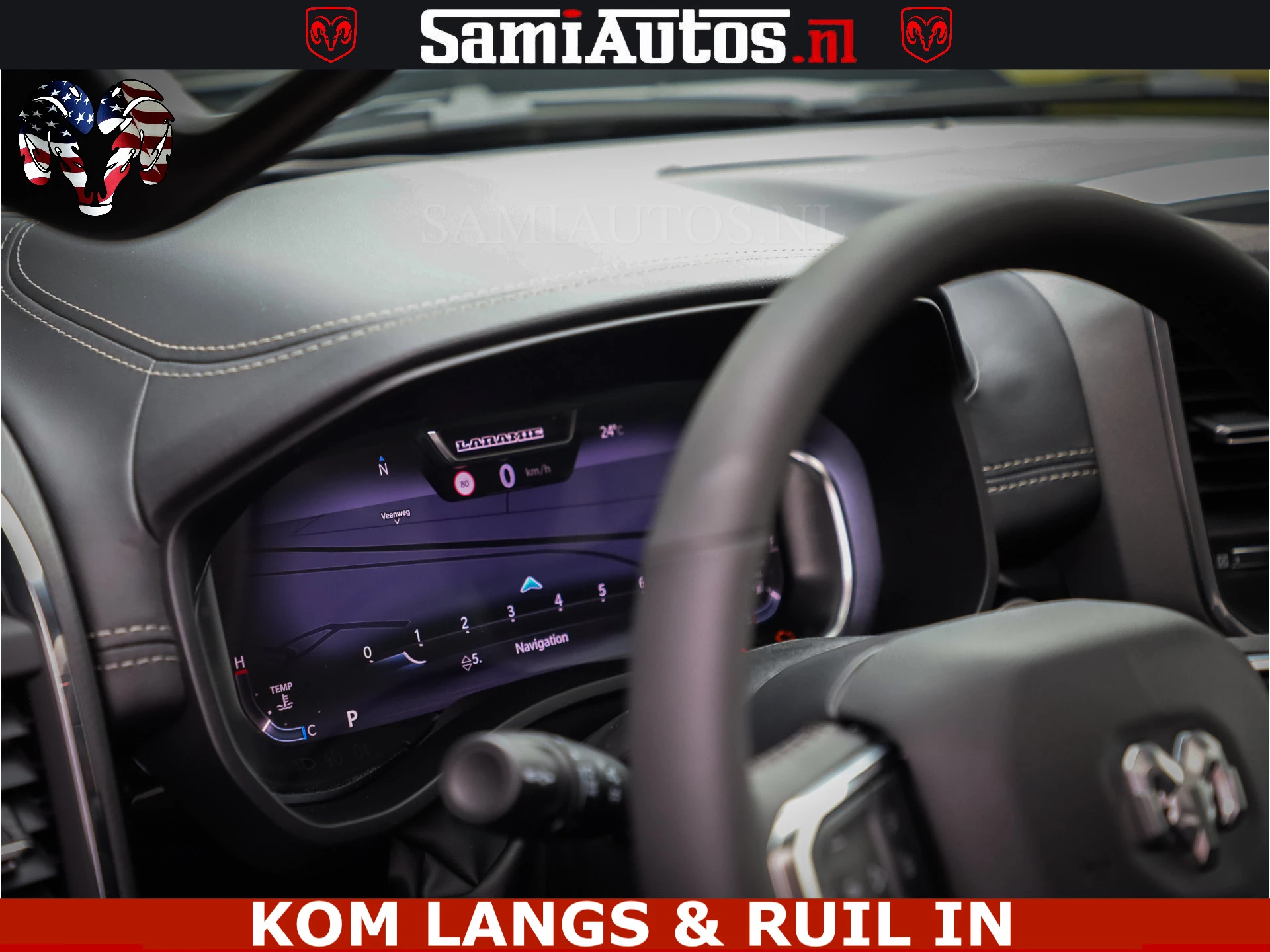 Dodge Ram 1500 2024 - Night Premium | Full Option | De Meest Luxe Pick-Up in zijn Klasse | afbeelding 34