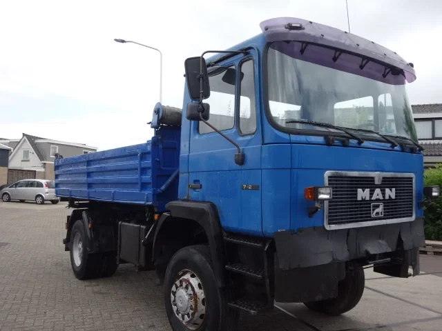 MAN 1995 - 17-220 MEILER KIPPER4X4 STEELSPRINGS afbeelding 6