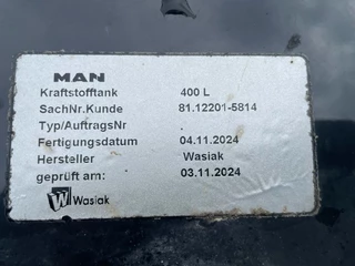 MAN N/A 2024 - 81.12201-5814 STALEN BRANDSTOFTANK 400 LTR bild 5