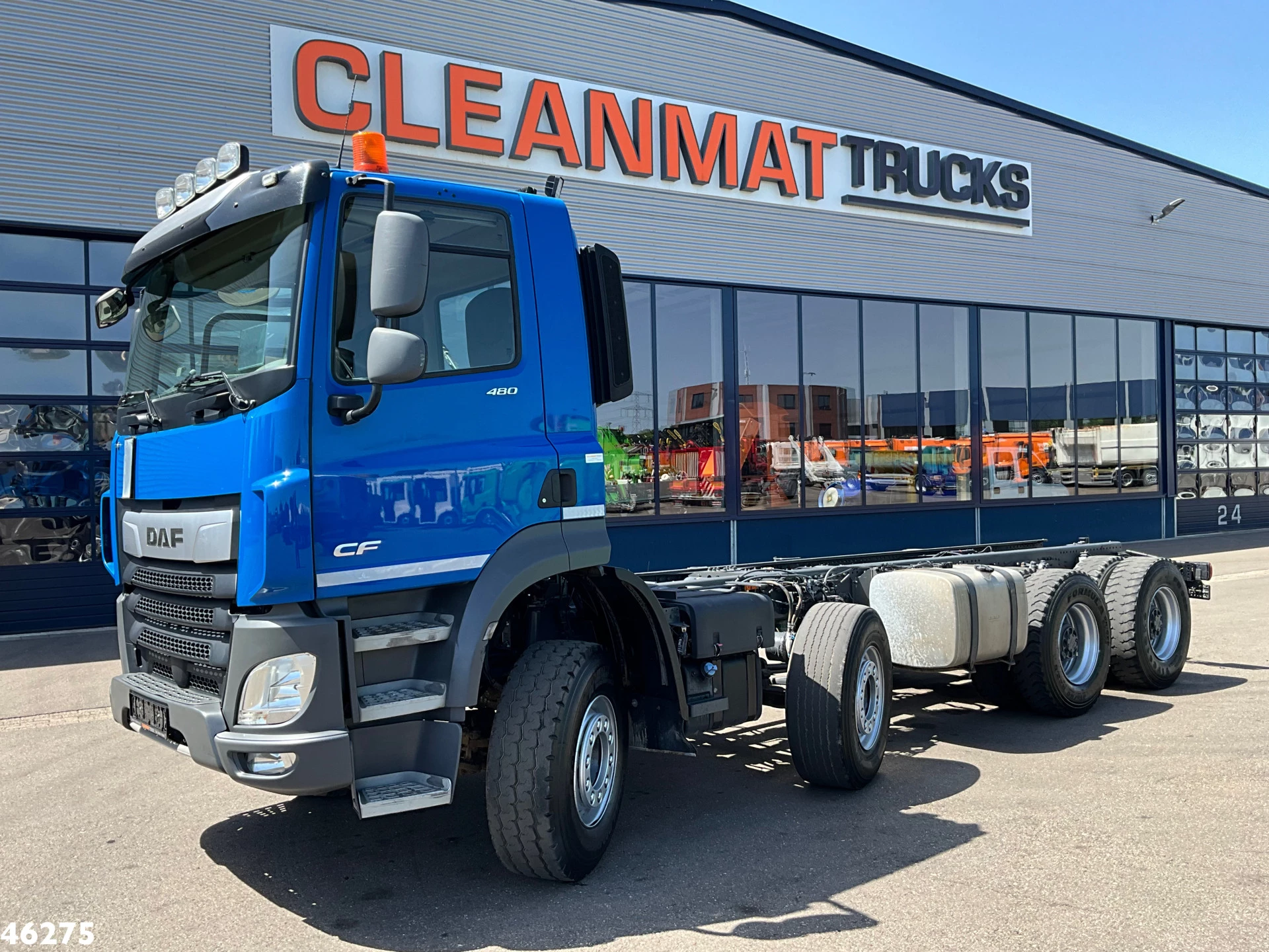 DAF FAD CF 480 8x4 Euro 6 Chassis cabine with PTO 2018 afbeelding 1
