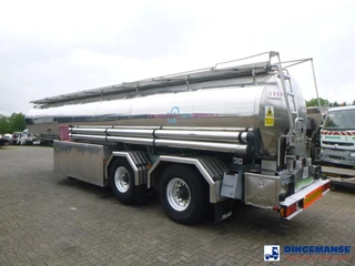 Magyar Fuel / oil tank inox 23 m3 / 7 comp + pump 1998 obrázek 3 náhled