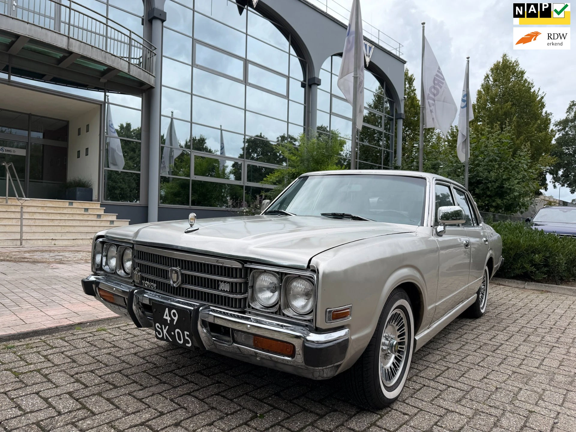 Toyota Crown 1977 - 2.6 Super Saloon aut 151000 km N.A.P met werk afbeelding 1