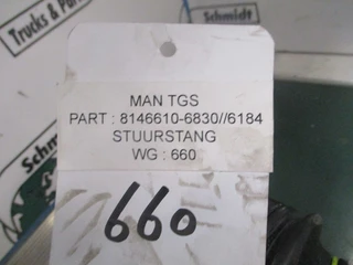 MAN - 81.46610-6830//6184 stuur stang TGS nieuwe afbeelding 2 miniatuur