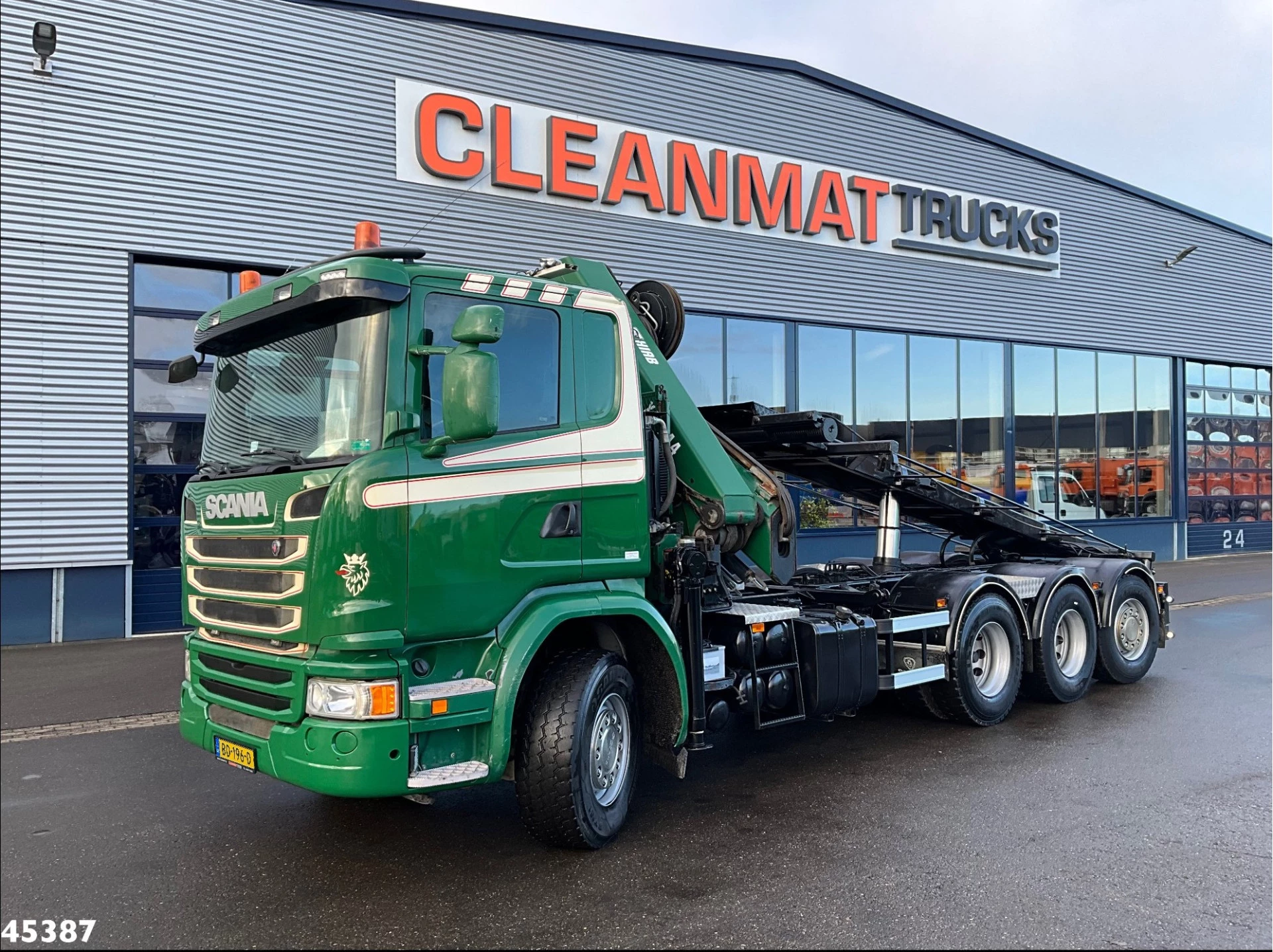 Scania G 2016 - 490 8x4 Euro 6 Hiab 24 Tonmeter laadkraan afbeelding 3