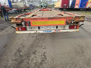 Krone SD 27| FIXED CHASSIS | SAF DISC. 40 FT |2 X 20 FT| HIGHCUBE | 20 FOOT MIDDLE| LIGHT WEIGHT|4740 KG. 2004 imagen 3 miniatura