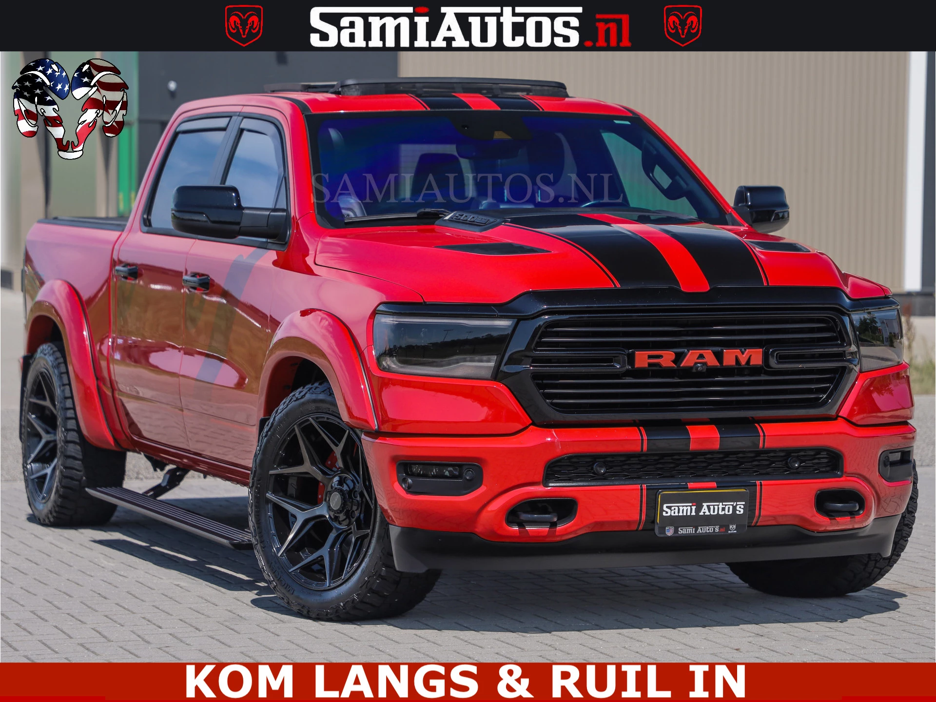 Dodge Ram Pick-Up 2024 - GT TRX PACK | 5.7 V8 HEMI | FLAME RED | HULK PACK | LUCHTVERING | MEGA DIK | DC | afbeelding 3