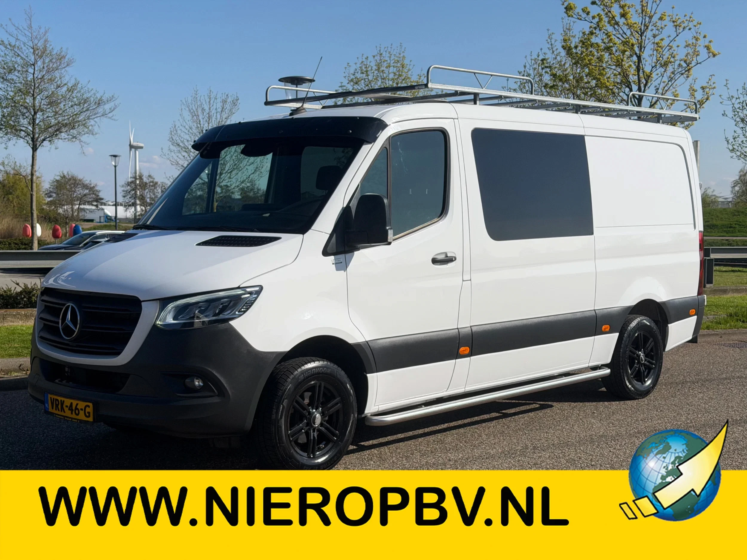 Mercedes-Benz Sprinter 2022 - 319CDI L2H1 Dubbelcabine Automaat Airco Navi Cruisecontrol 3500KG Trekhaak Bild 1