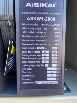 2025 - Aisikai Circuit Breakers - various options imagem 3 miniatura