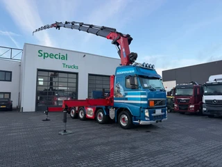 Volvo FH 2013 - 540 8X2 – HMF 8520-OK6 + FLYJIB FJ2000-K6 + LIER - 39 Meter afbeelding 3 miniatuur