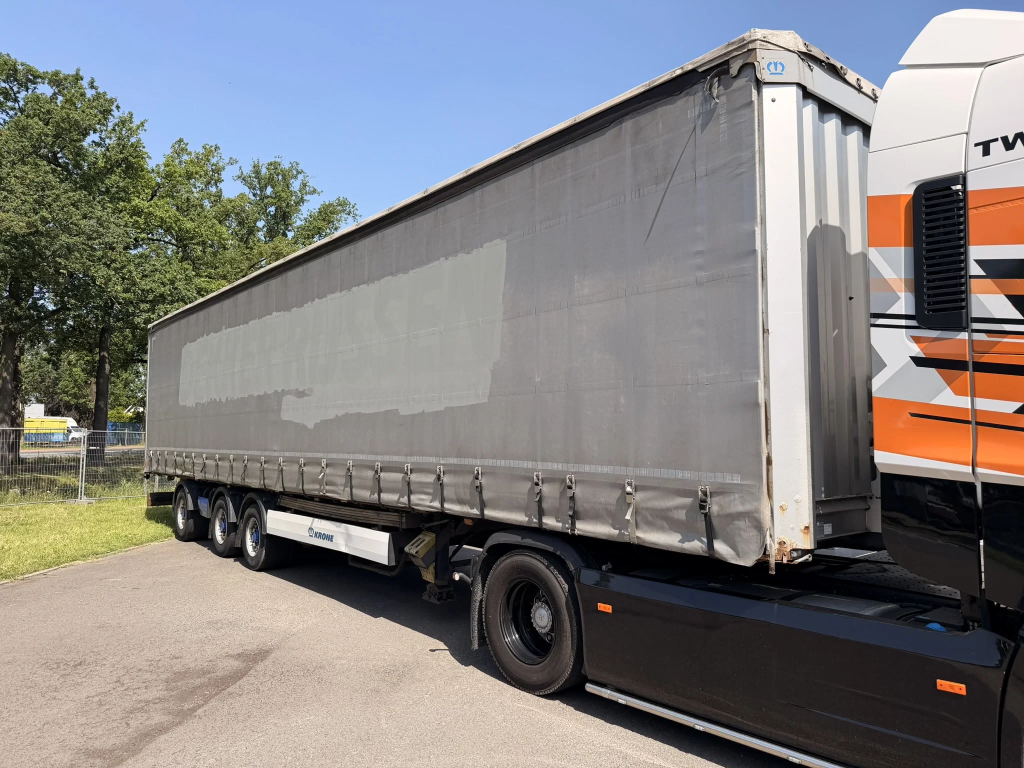 Krone 2015 - SD shuifzeil schuif kap kooiaap meeneemheftruck afbeelding 1