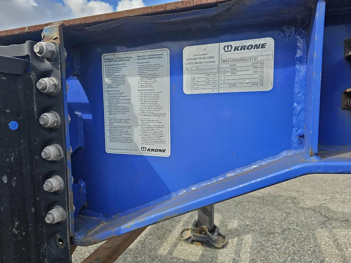 Krone F.ATL 20-BPW DRUM-STEEL SPRINGS. 2010 zdjęcie 10