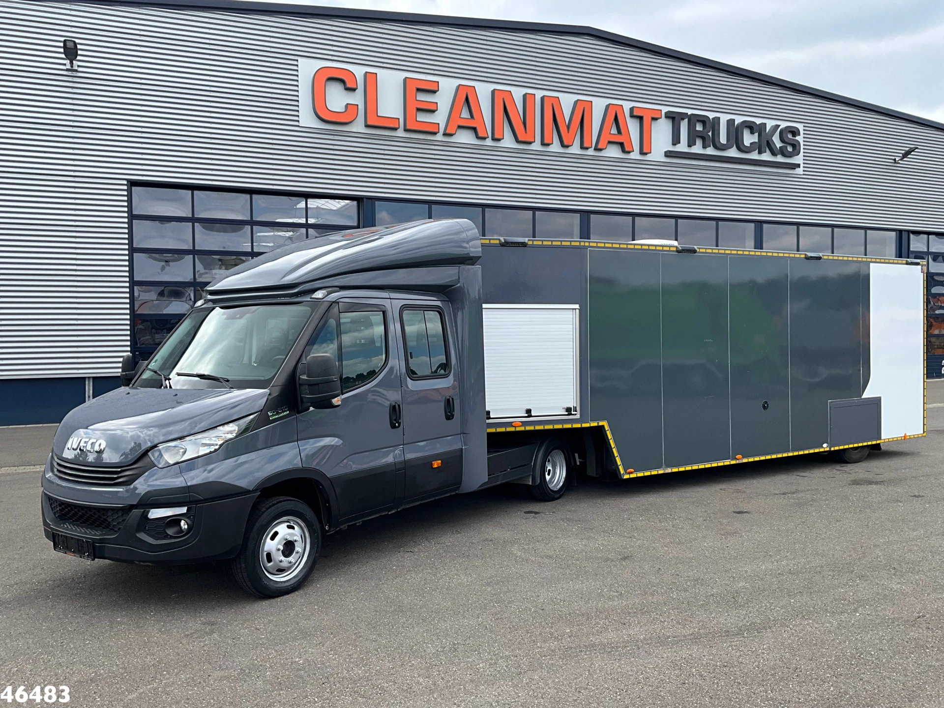 Iveco Daily 2019 - 50C21 + Kuiper KPRO54 gesloten laadbak BE-Combi Just 31.119 km! afbeelding 2
