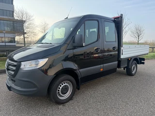 Mercedes-Benz Sprinter 2024 - 317CDI Dubbelcabine Openlaadbak Airco 3500KG Trekhaak BPM VRIJ 5 X OP VOORRAAD image 1