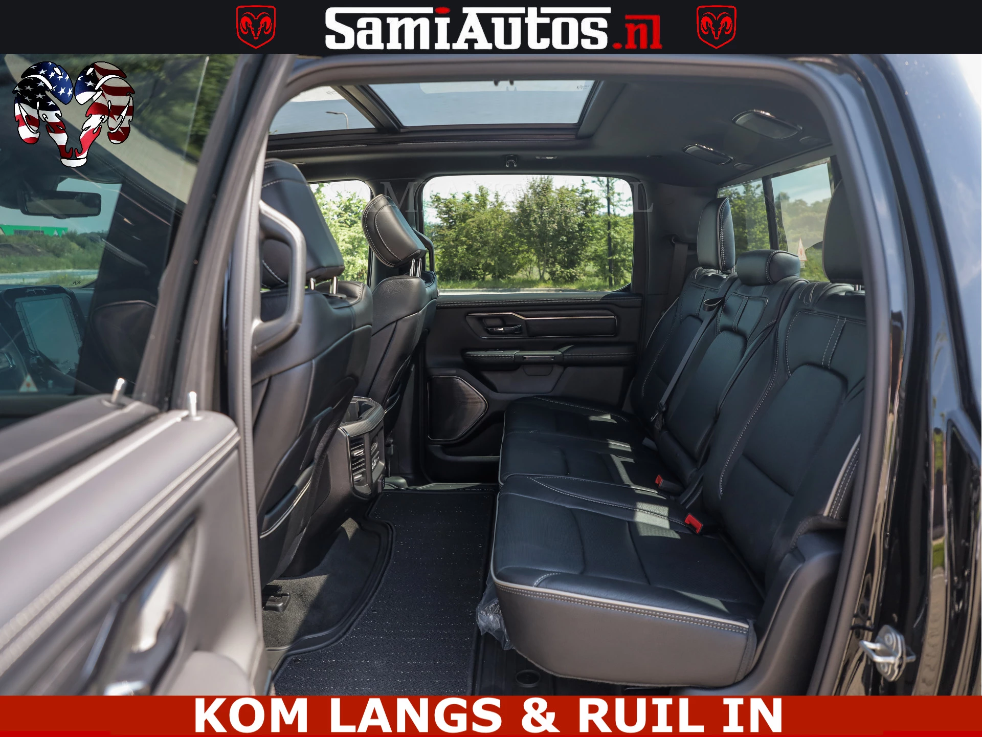 Dodge Ram Pick-Up 2024 - LIMITED HULK | 5.7 V8 402PK HEMI | RAM VOL | HUD | LUCHTVERING | PANO | MWK KLEP | DC | 5 PERS | afbeelding 30