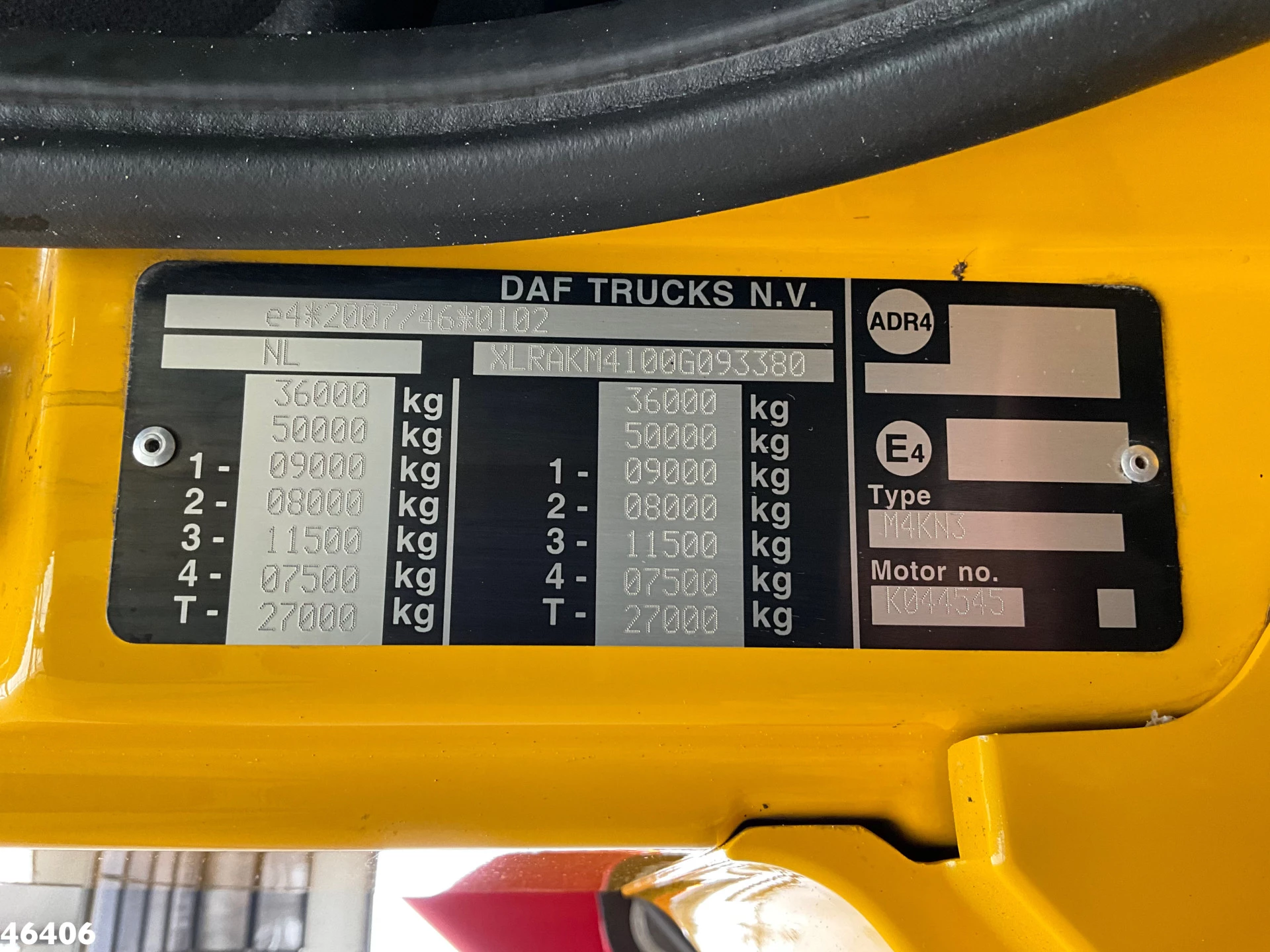 DAF 400 2016 - FAQ CF 8x2 Euro 6 HMF 26 Tonmeter laadkraan Just 190.212 km! obrázek 27