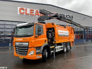 DAF FAN CF 340 Hiab 23 ton/meter laadkraan Welvaarts weighing system 2022 - N/A immagine 1