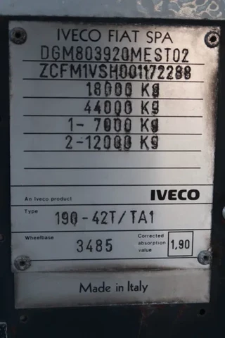 Iveco Turbostar 190.42 V8 1991 - 190.42 - 1991 - PTO - Oldtimer obrazek 35