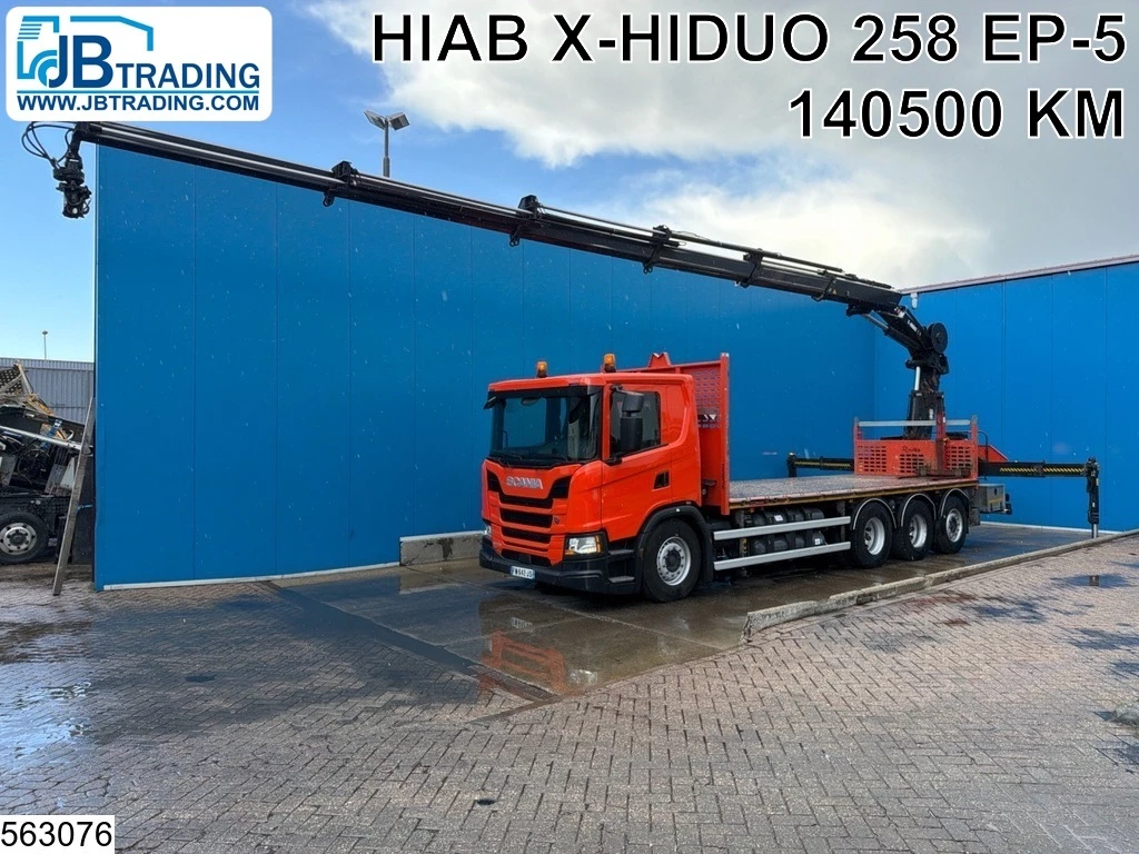 Scania G 2019 - 410 EURO 6d, CNG, Retarder, Hiab, Remote afbeelding 1