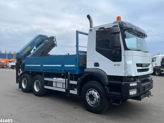 Iveco Trakker 2008 - 260T41 Euro 5 6x4 Full Steel Palfinger 36 Tm laadkraan Just 133.291 km! изображение 5