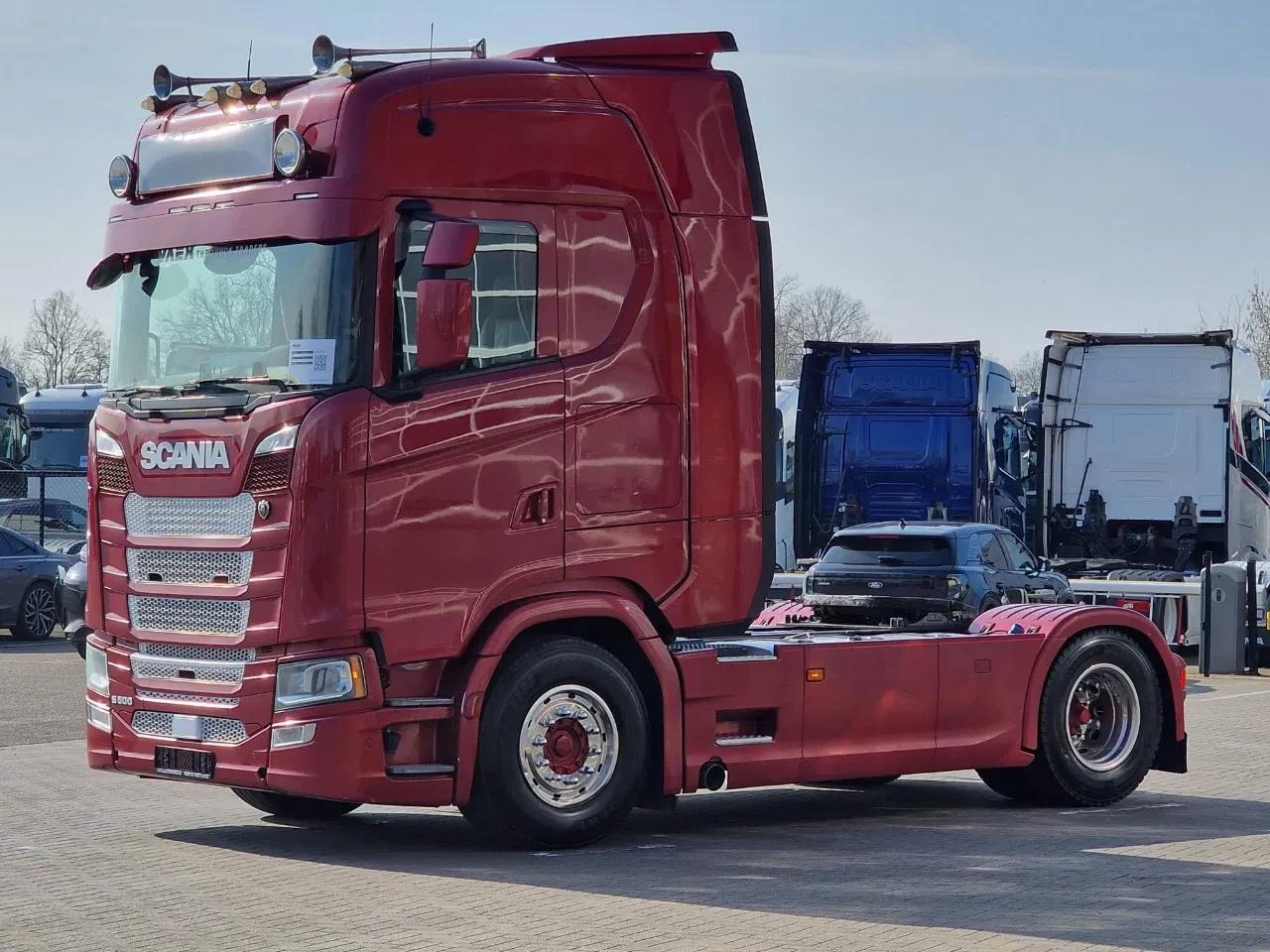 Scania S 2022 - S500 NGS Highline 4x2 - Retarder - Night clima - Full air - Custom interior - Full spoiler - 2 tank afbeelding 3