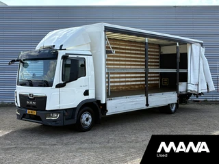 MAN TGL 2021 - 12.220 4X2 BL CH LAADKLEP 2000KG CAMERA CRUISE STOELVERWARMING BAKWAGEN/SCHUIFZEIL afbeelding 2 miniatuur