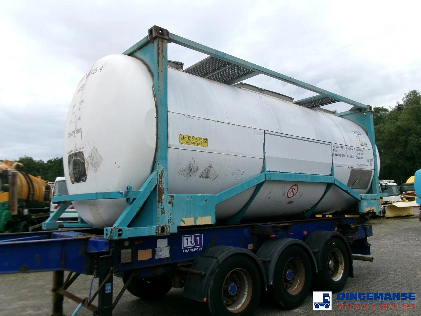 BSLT Chemical tank container inox L4BH / 20 ft / 30 m3 / IMO 1 1998 imagem 1