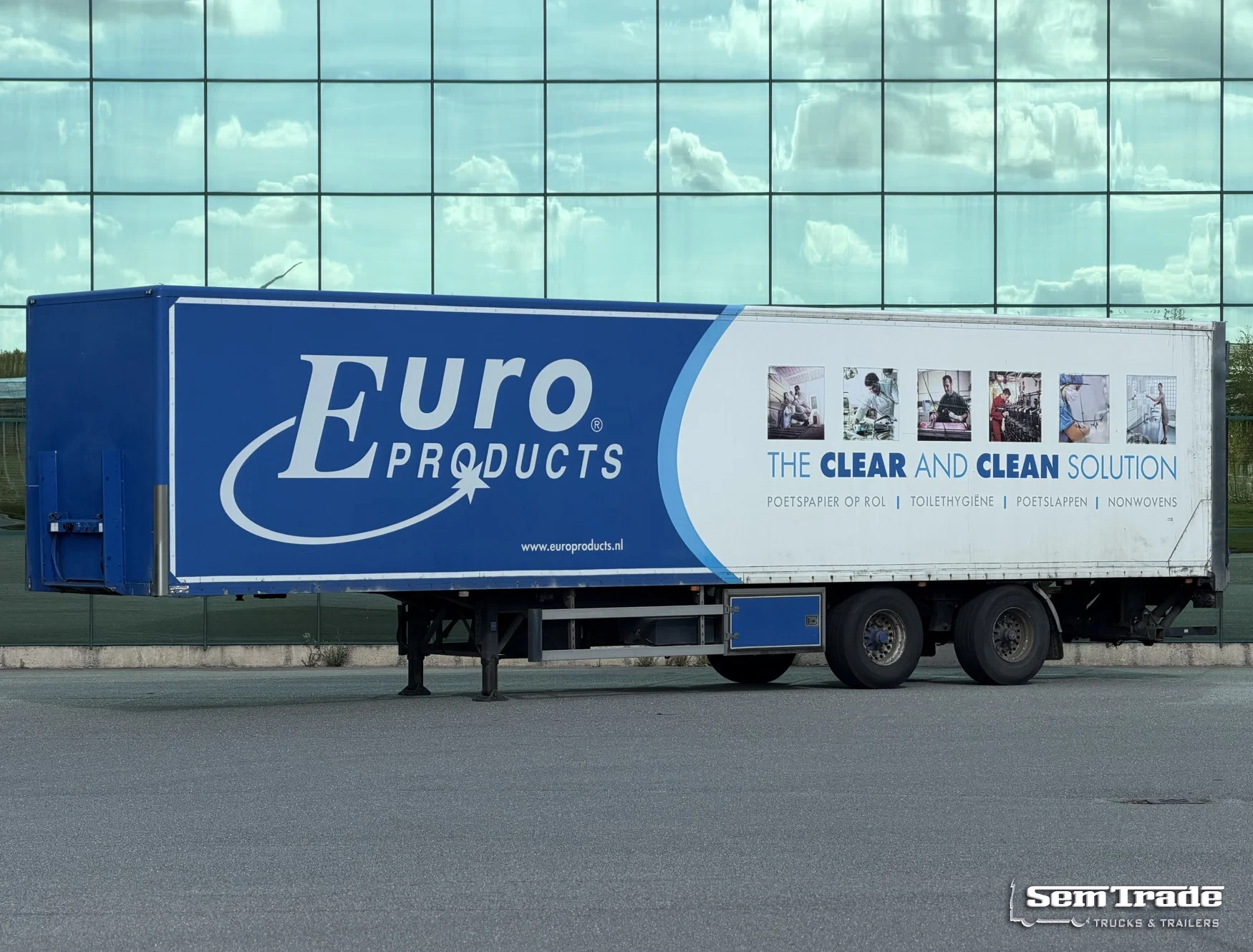 Groenewegen DRO-12-20 2002 - GRWO-2001 BPW LIFT+STEERING AXLE DRUM BRAKES 2000 KG. TAIL LIFT HOLLAND-TRAILER afbeelding 1