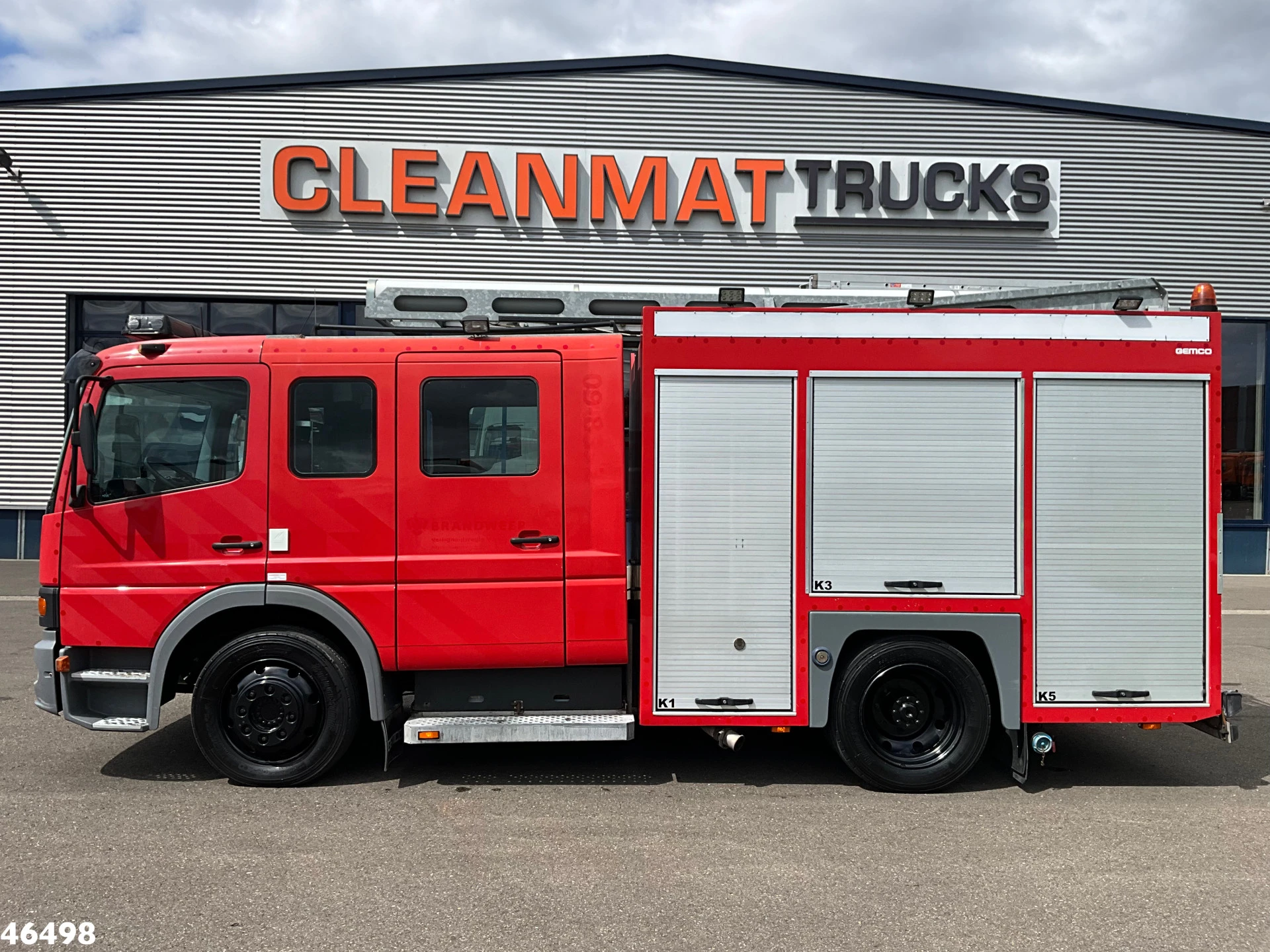 Mercedes-Benz Atego 2002 - 1425 Gemco Brandweer / materiaalwagen Just 76.486 km! afbeelding 4