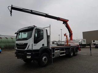 Iveco Trakker 2016 - 410 6x4 Euro 6 Full Steel, Palfinger 20001 K TOP! te koop