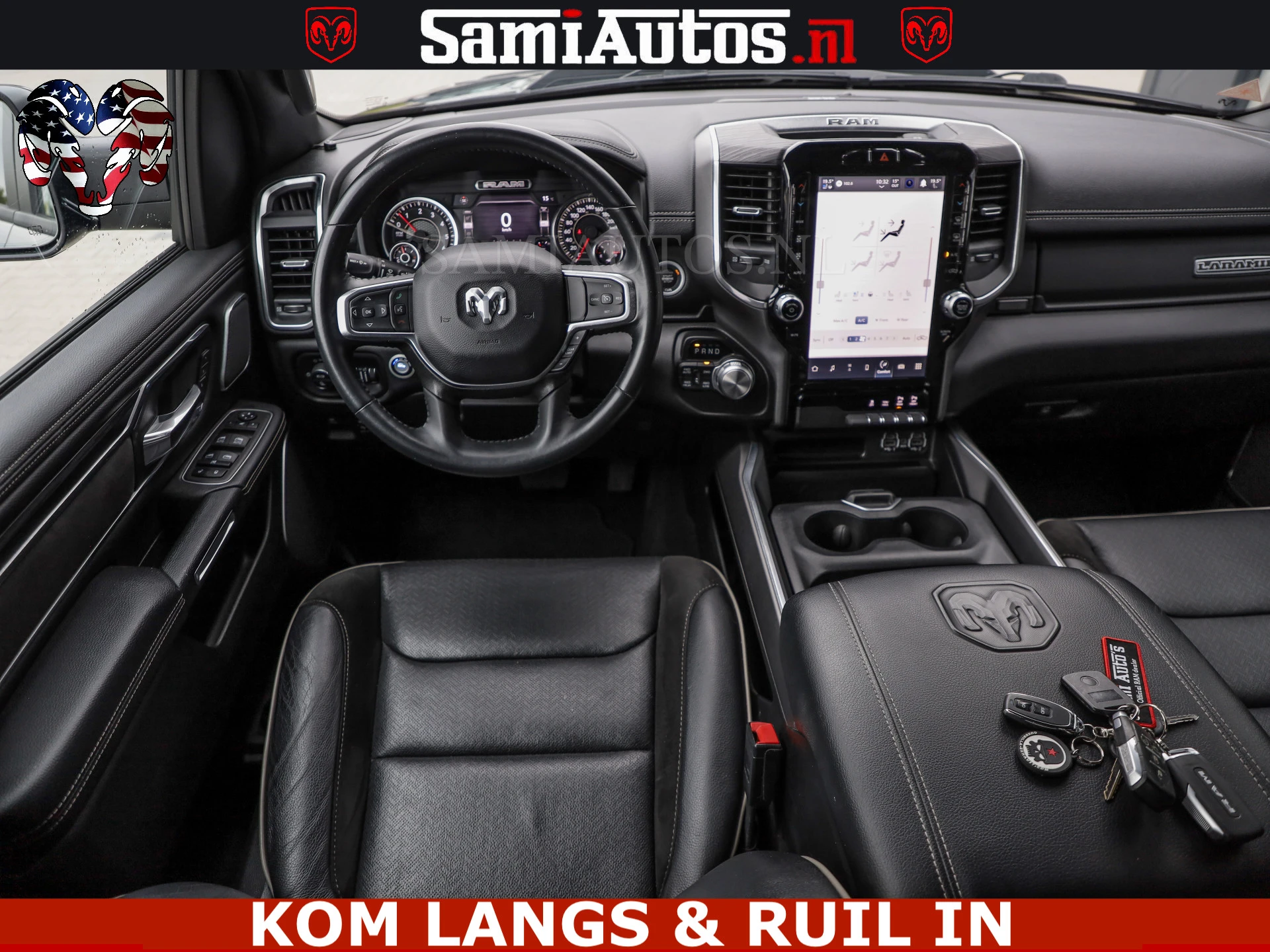 Dodge Ram Pick-Up 2023 - DE DONDER | 5.7 V8 HEMI | BRONZE BREDE WIELEN | WIDE BODY | OPEN UITLAAT KLEP | ZEER DIK | image 33