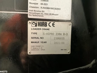 DAF FAN CF 340 Euro 6 Hiab 23 Tonmeter laadkraan Just 54.623 km! 2021 - N/A image 23