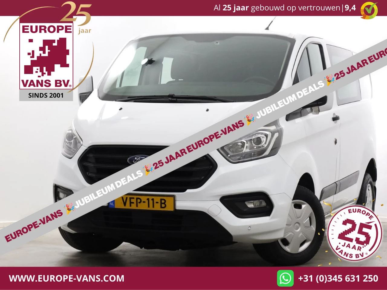 Ford Transit Custom 2020 - 300 2.0 TDCI L1H1 Trend D.C. Airco/Cruise Control 03-2020 immagine 1