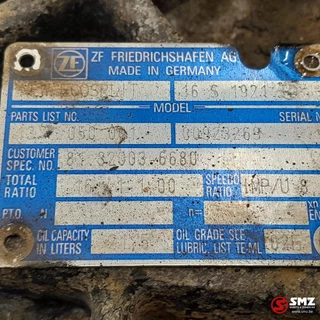 DAF N/A - Occ versnellingsbak 16S1921TD + intarder MAN obrazek 5