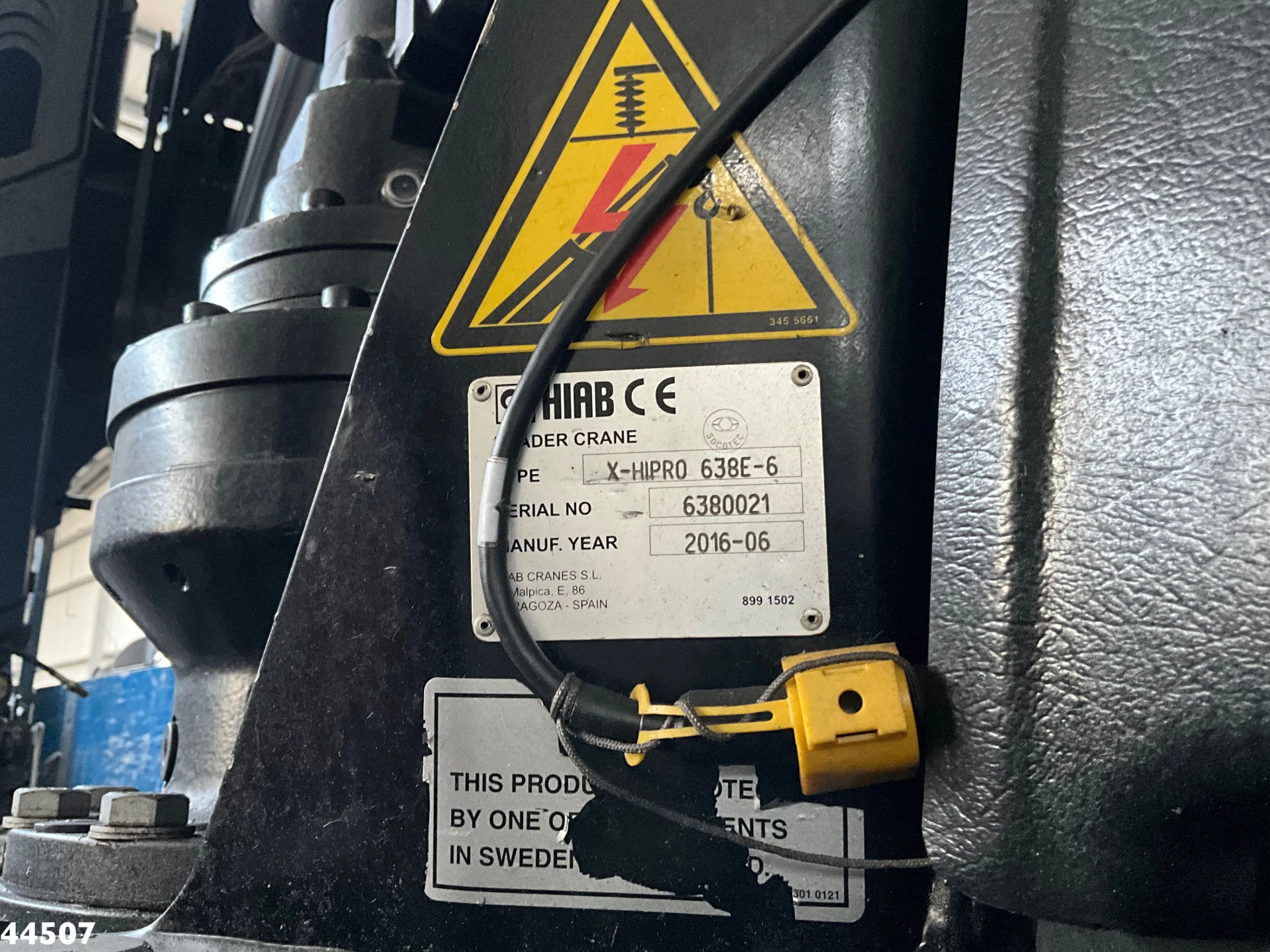 Volvo FMX 450 8x4 Hiab 63 Tonmeter laadkraan + Fly-Jib 2013 afbeelding 24