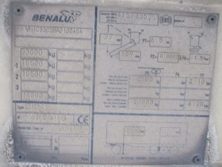 Benalu N/A 2010 - C33 , 2 Axle, Alu Tipper trailer , Drum brakes , Spring suspension obrazek 12