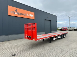 KAESSBOHRER 2026 - new and unused Heavy-Duty flatbed / 690cm extendable / steering axle / lift axle / twistlocks / timberstakes / NL-trailer / APK: 04-2027 Bild 2 Miniaturansicht