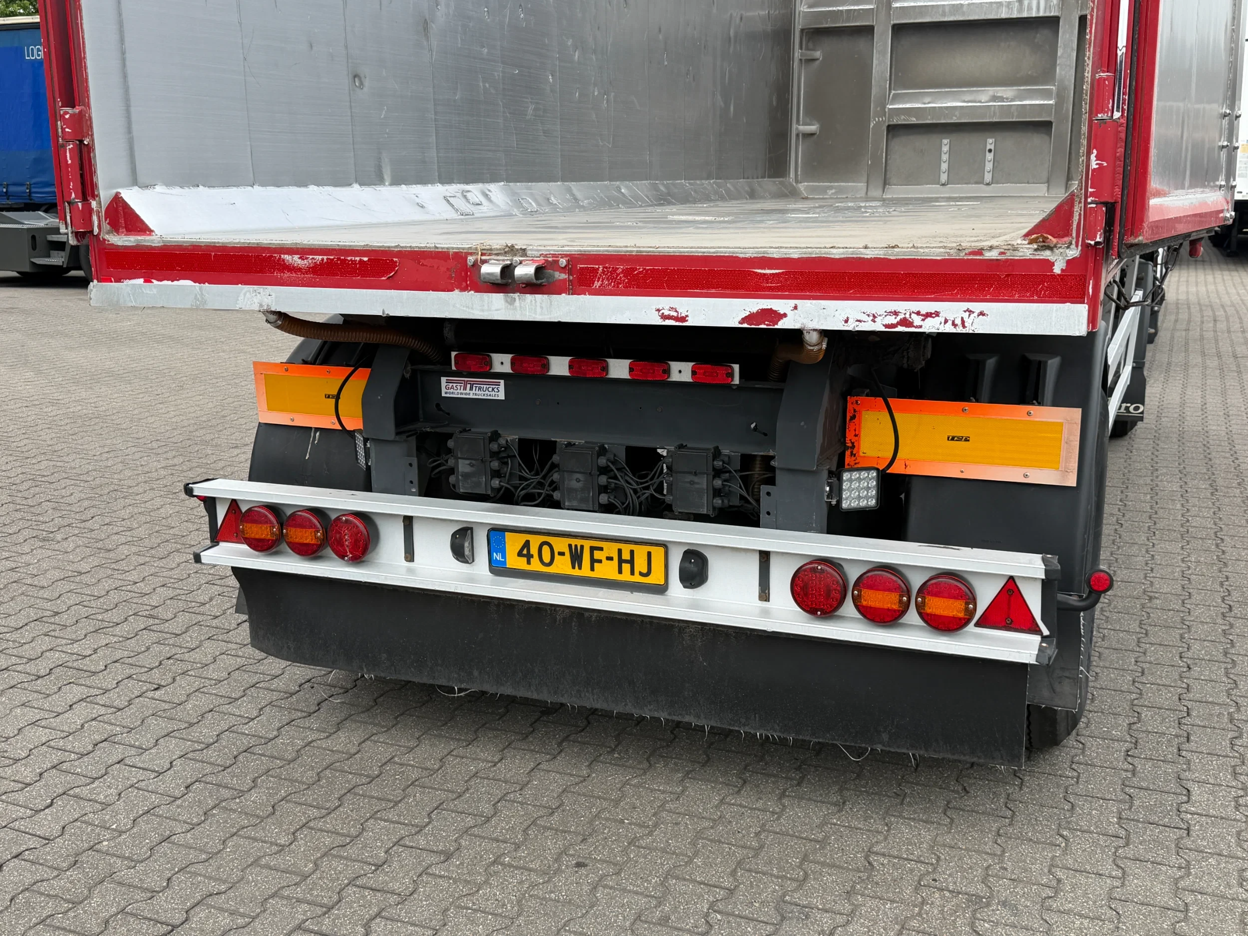Jumbo 2009 - 40m3 Kipper Schamel Aanhangwagen afbeelding 9